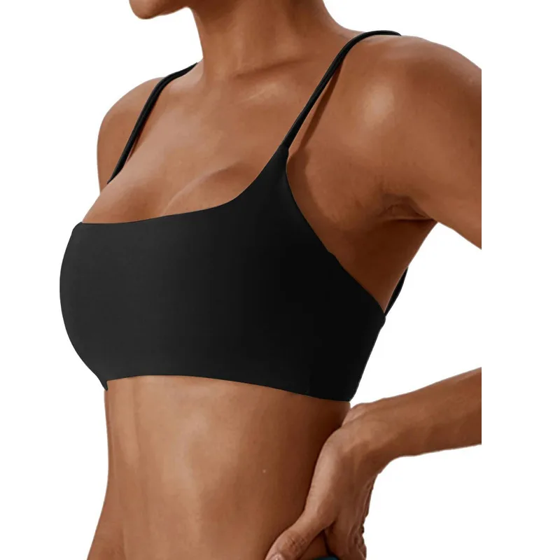 

Модный супермягкий тканевый спортивный топ с перекрестной спинкой, высококачественная одежда, женский бюстгальтер для бега, Fiess Yoga