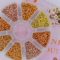 Miyuki Metallic Color Glass Beads 11/0 Japan Glass Seed Bead Real Gold Plating Hand Embroidery Modern Style