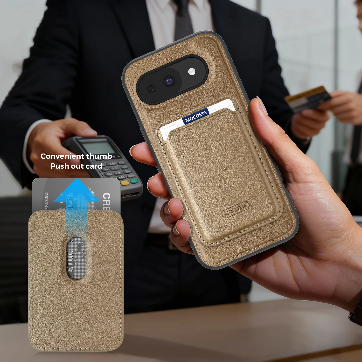 

New For Google Pixel 10A Wallet Case - Removable Magnetic Card Bag, Premium PU Leather Flip Stand Back Cover For Pixel 10A 2026