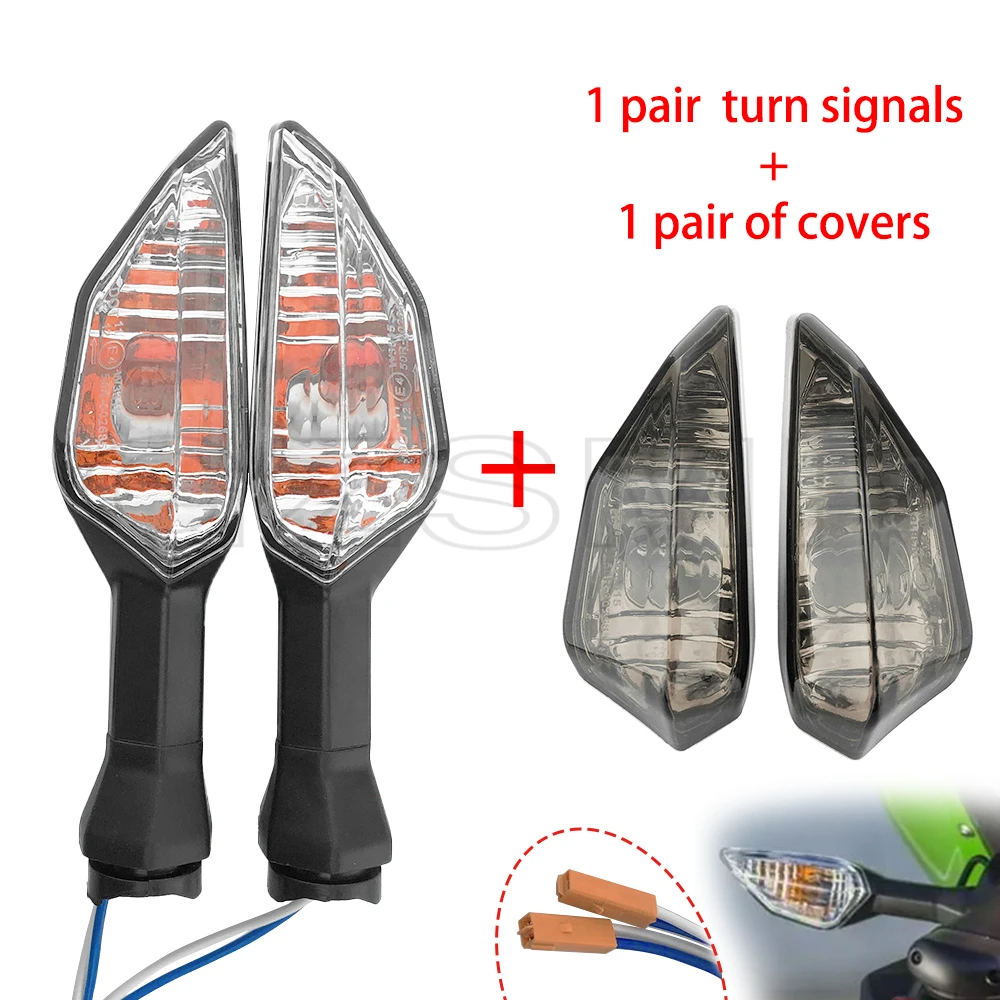 

Clear Blinker Lamp Front or Rear Turn Signal Light Lens fit For KAWASAKI NINJA 250 300 400 650 NINJA650 Versys 1000 650 Z300