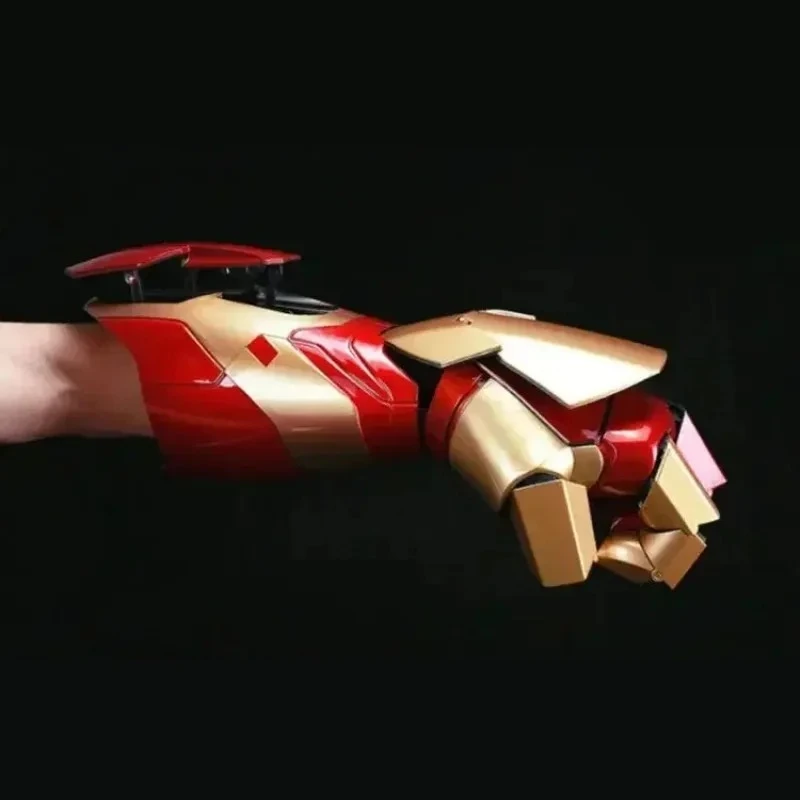 47 ซม.1/1 Iron Man MK42 XLII คอสเพลย์อุปกรณ์เสริมสวมใส่ไฟ LED แขนถุงมือ Cattoys Mark42 เกราะมือคอสเพลย์เครื่องแต่งกาย PROP
