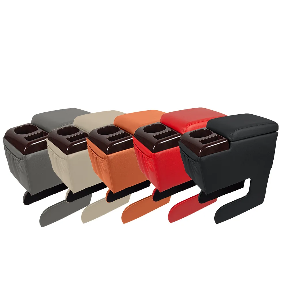 Car armrest box universal car central plastic armrest box non-drilling modification armrest box