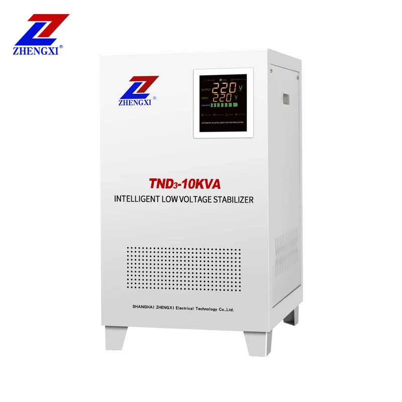 TND3-10KVA single phase low voltage type SVC smart automatic AC Voltage Regulator stabilizer