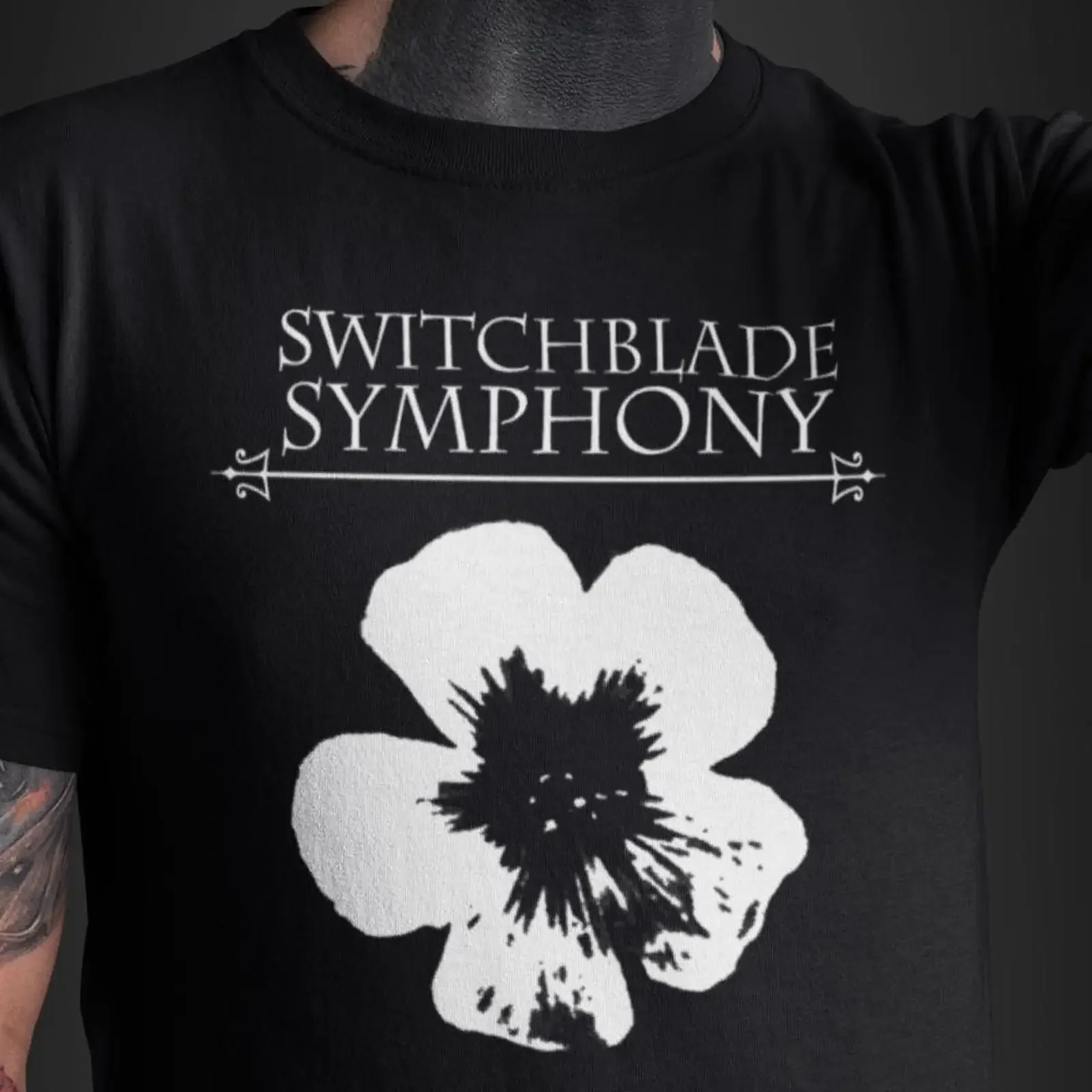 Switchblade Symphony T Shirt US 80 amp 39 s Goth Deathrock vintage Washed Comfortable Stretched Breathable streetwear Versatile