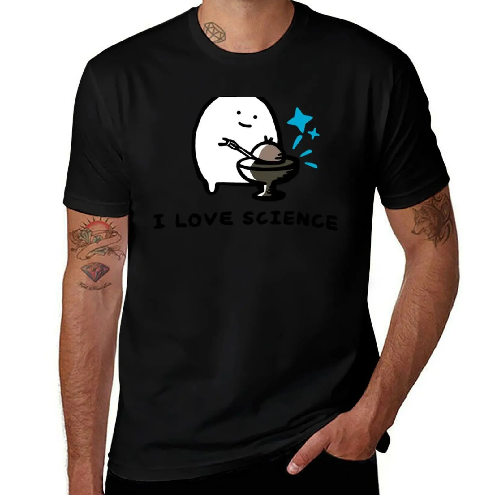 I Love Science - Demon Core T-Shirt Basic Plain Short Sleeve Crew Neck Tee T-Shirt