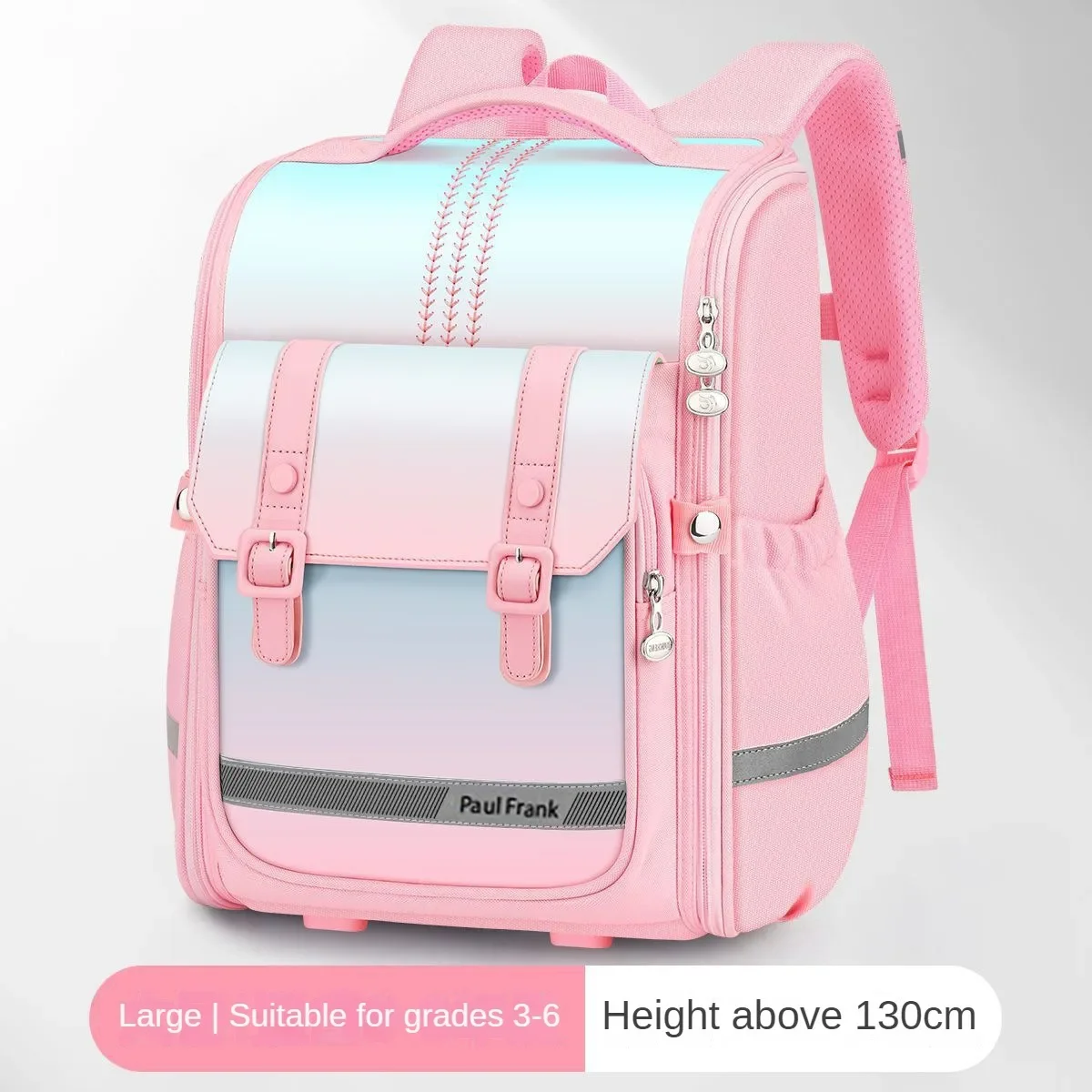 Internet Celebrity Gradient Schoolbag Spine Protector and Load-reducing Children's Large-capacity Shoulders 어린이 가방