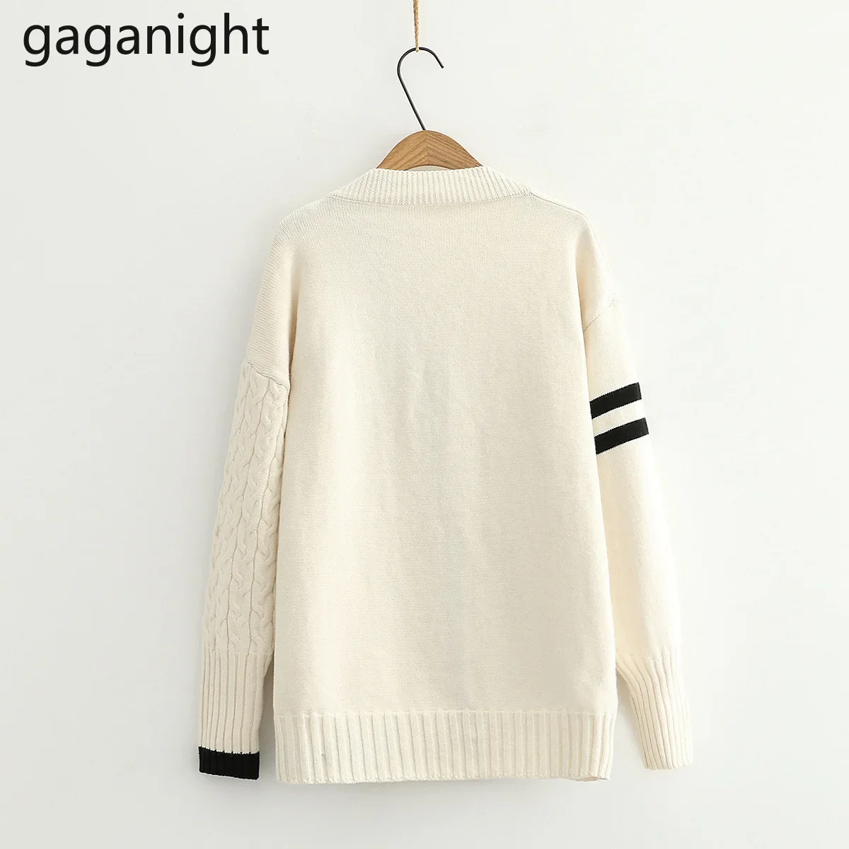 Gaganight Twist Women Knitted Cardigan Spring Autumn Long Sleeve Kardigan Fashion Outwear Sweater Casual Loose Cardigans Chic