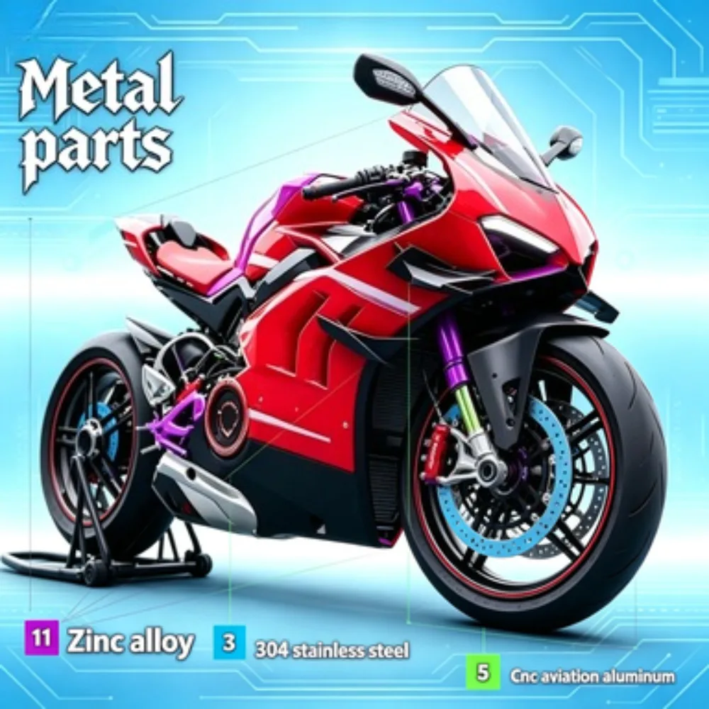 

Масштабная модель мотоцикла Ducati V4 с эффектом дыма при зажигании двигателя, из сплава, 1:7