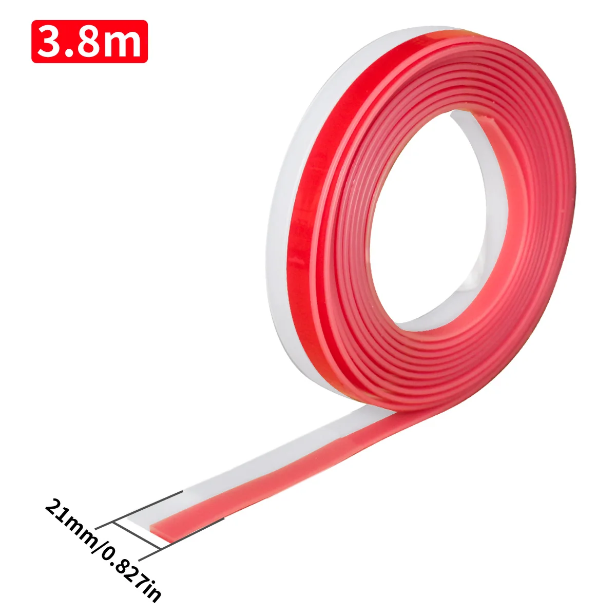 Splinter Guard Ersatzstreifen passend für Führungsschiene von Schienensägen, 2,5 mm Dicke, 21 mm breiter Klebebandstreifen, Zubehör für Schienensägen – Detail 6