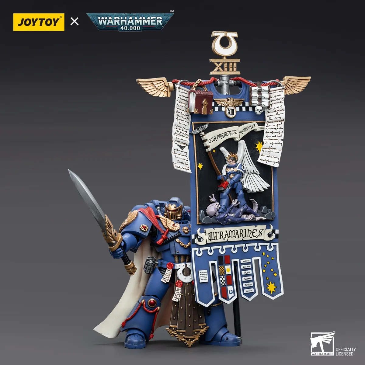 Joytoy Warhammer 40K 1/18 Action Figures Ultramarines Honour Guard Chapter Ancient  Model Toys