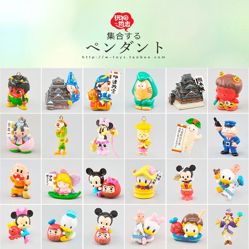 

Japanese Style Pendants Cartoon Characters Model Props Genuine Bulk Figure Accessories Children Gift Capsule Toys