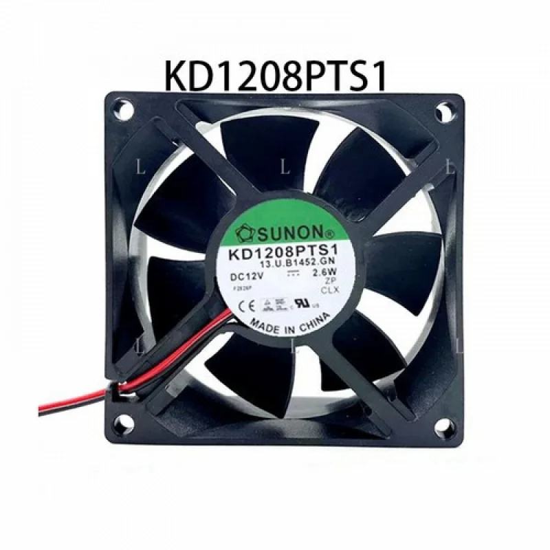

L for SUNON radiator KD1208PTS1 12VDC 1.8W 80*80*25mm 2-wires Server Fan Fully Teste