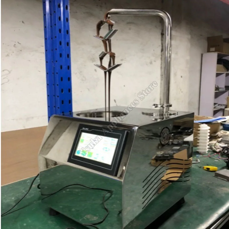 Commercial Automatic Chocolate Dispenser Tempering Melting Coating Machine