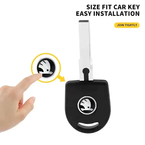 10 best sales skoda key logo sticker - №9