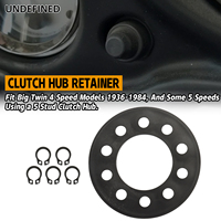Motorcycle Adjustable Clutch Hub Retainer For Harley Big Twin SHOVELHEAD PANHEAD 4 Speed 1936-1984 10 Spring 5 Stud Clutch Hub