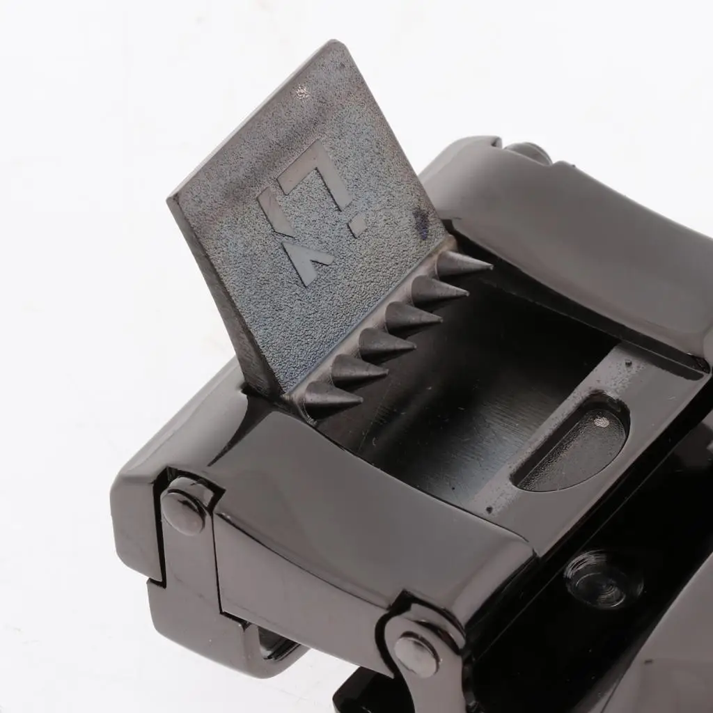 Metal Ratchet Belt Buckle Automatic Slide Alloy Replacement Rectangular Buckle for Couture and Business Belts