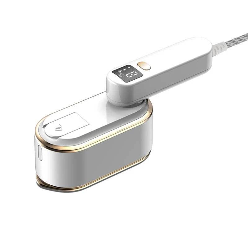 Vaporizador de viaje para ropa Mini portátil -1200 vatios 10S calentamiento rápido - Con pantalla digital para el hogar, viajes