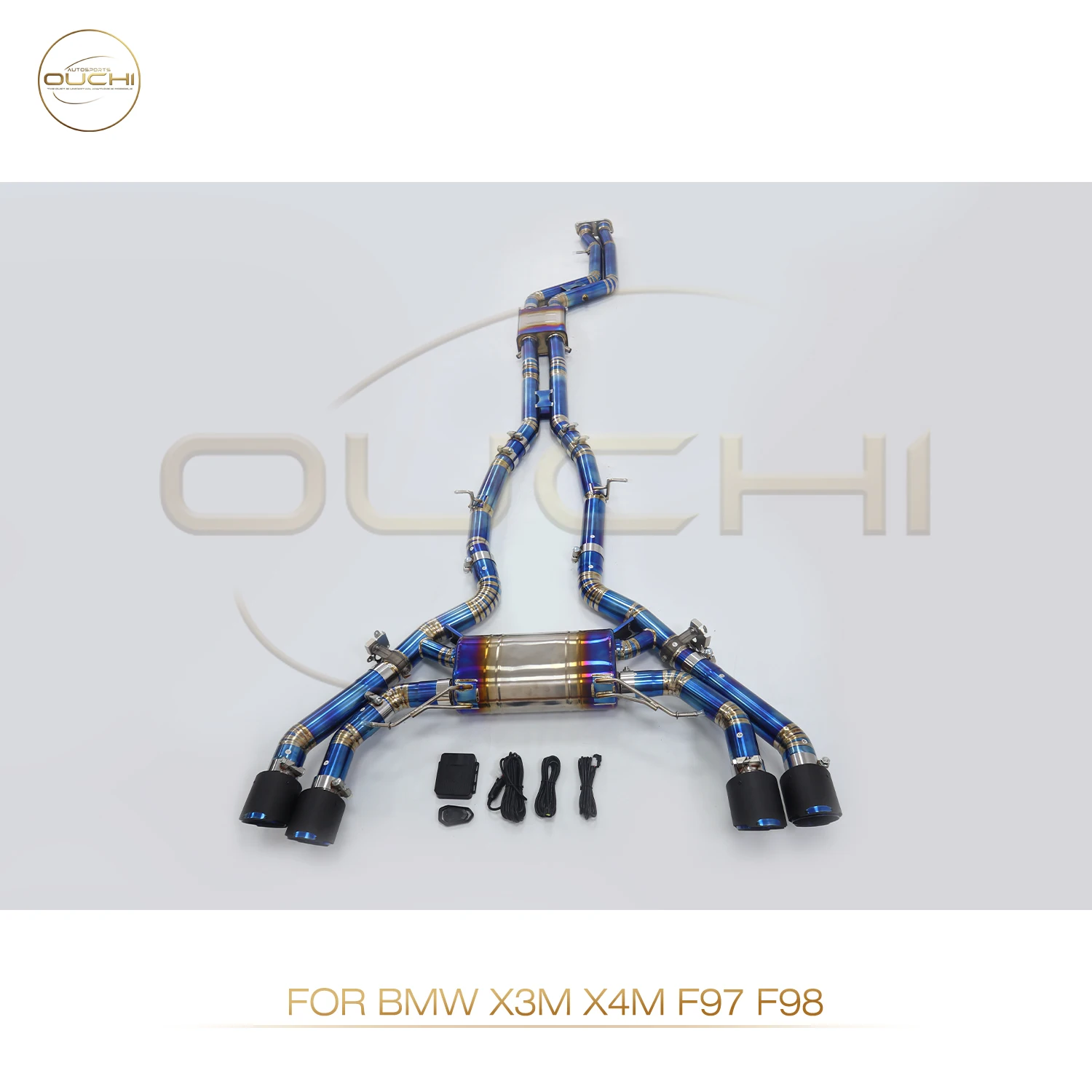 

OUCHI Factory Direct Sales TC4 Catback for BMW X3M X4M F97 F98 Performance Valved Exhaust Parts
