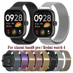 Milanese Loop Band For Redmi Watch 4 Smartwatch Bracelet For Xiaomi Mi Band 8 Pro Wristband Replacement Metal Strap Accessories