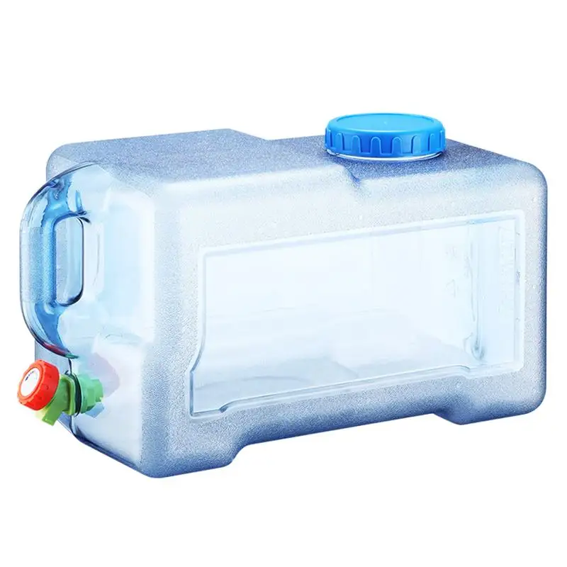 

Portable Water Container Large Water Tank Leakproof Canteen with Spigot Multifunctional Carrier for Outdoor Camping Gathering