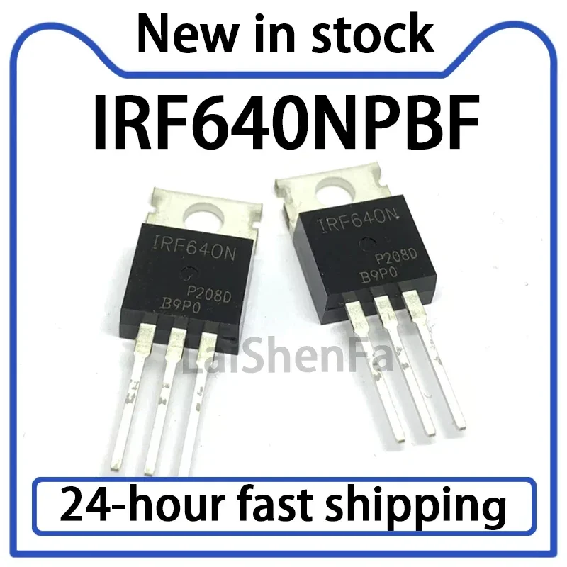 5 Stück IRF640NPBF Paket TO-220 200V 18A Feldeffekttransistor auf Lager
