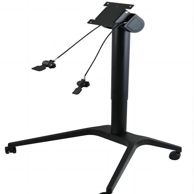 

Pneumatic lifting rack Mobile lecture Ergonomic home learning table Standing training table rack