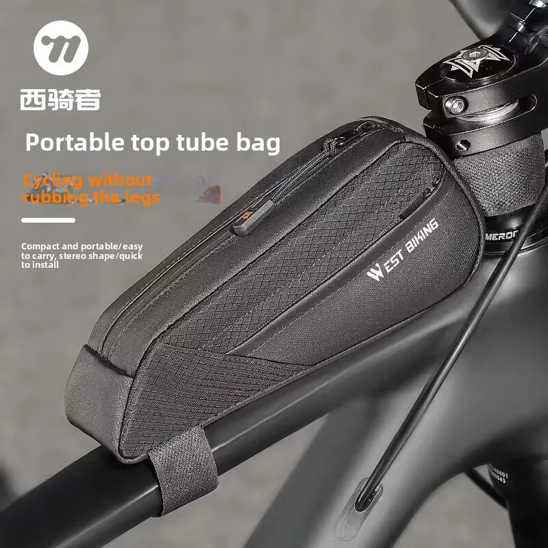 

West Rider Bicycle Upper Tube Bag Bicycle Road Bike Bag Triangular Storage Bag Portable Compact Storage Cycling Bag