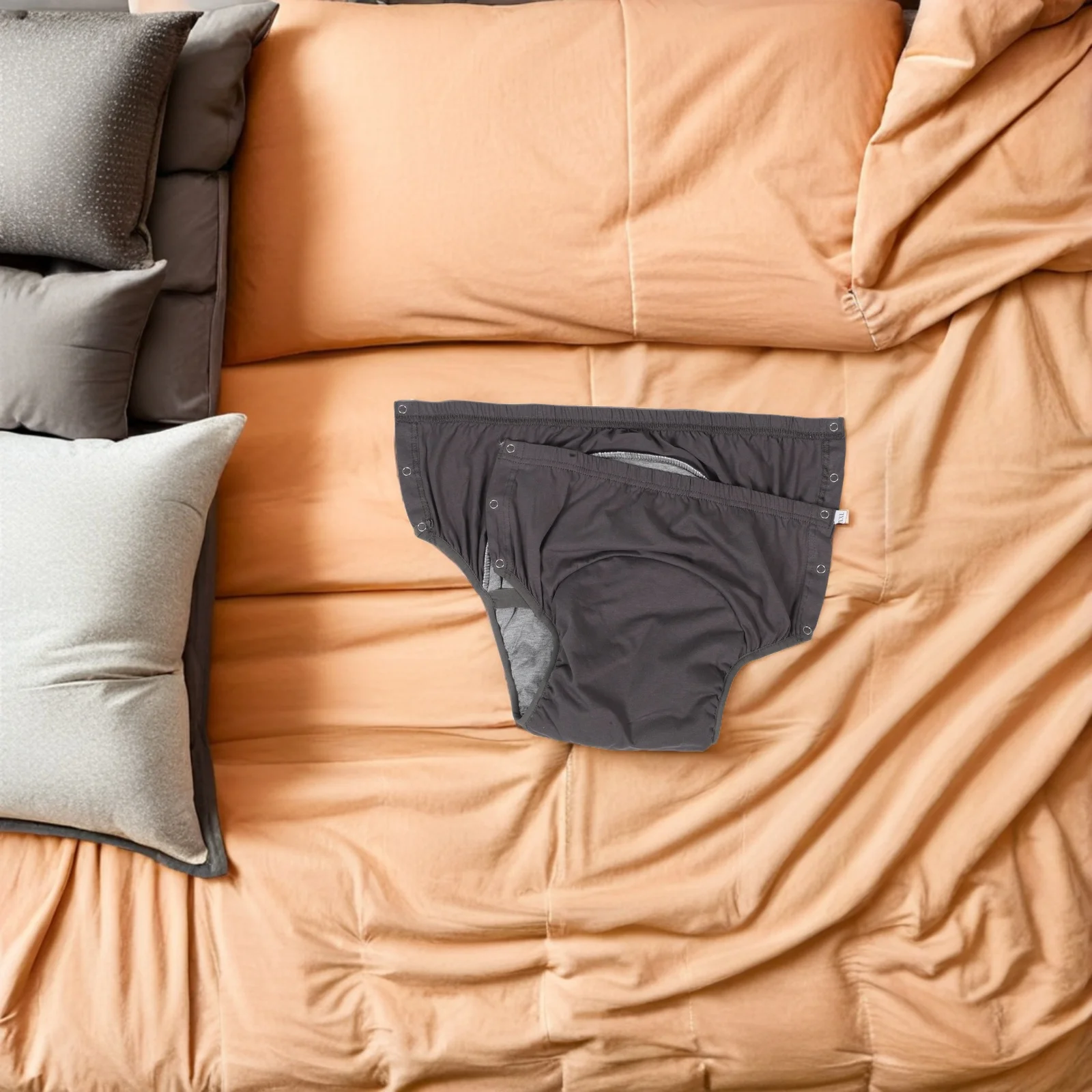 Adult Cloth Diaper Washable Leakproof Adjustable Pull on Cover Incontinence Pant for Elderly Disabled Men Women Green