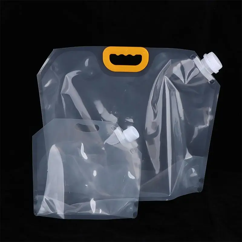 1/5PCS 1L-10L Collapsible Water Container Water Storage Jug Bag For Outdoor Camping Hiking Emergency Survival