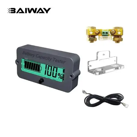 고정밀 배터리 충전 및 방전 배터리 레벨 표시기, 배터리 모니터 용량 테스터, 80V, 100A