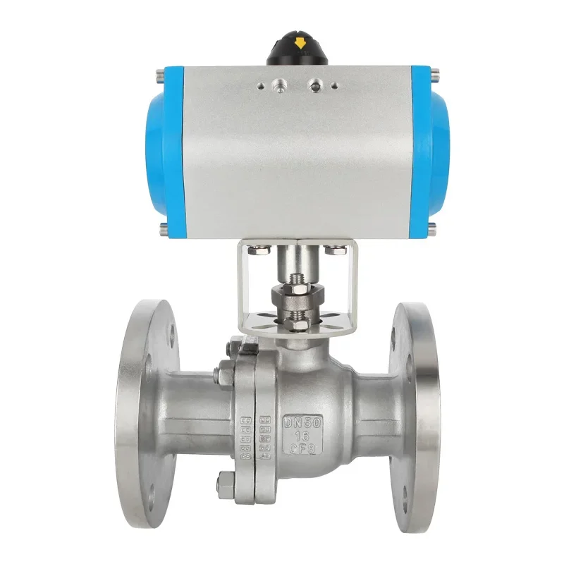 Pneumatic flange ball valve Q641F-16P/C stainless steel cast steel high temperature steam quick cut-off valve high pressure 25P