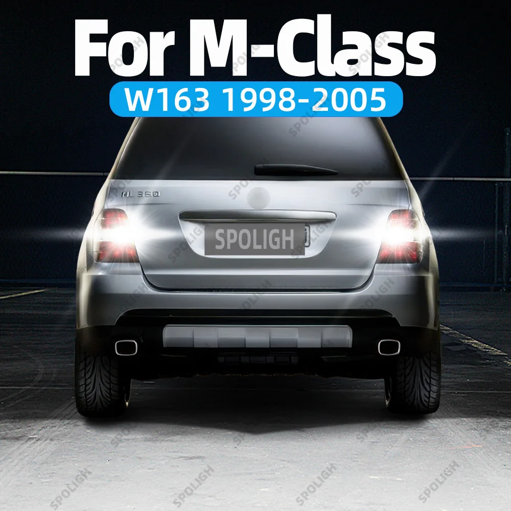 لمرسيدس بنز M الفئة W163 LED عكس أضواء سيارة عكس احتياطية لمبة احتياطية احتياطية ضوء ML W163 1998-2001 2002 2003 2004 2005 #1