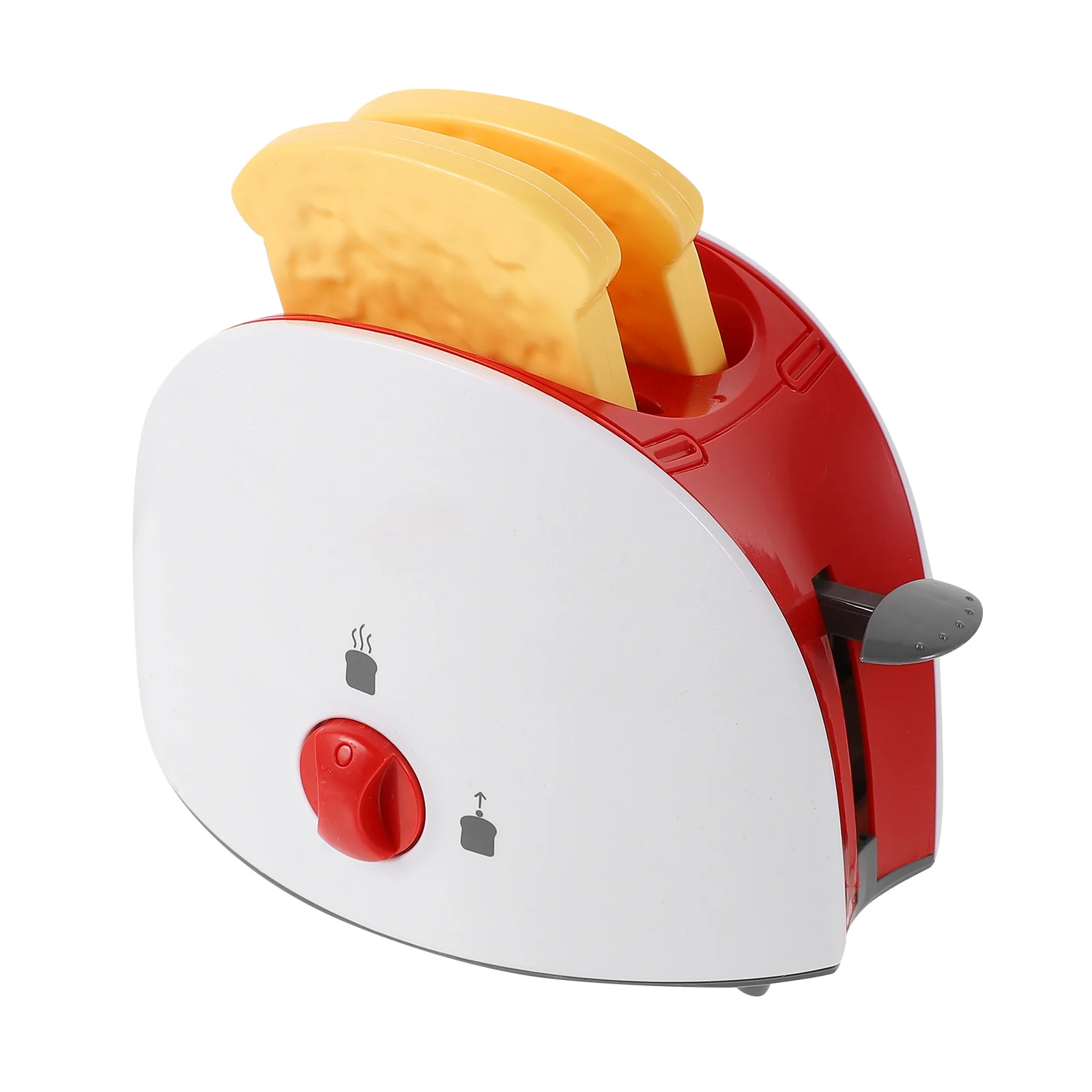 1Pc Broodbakmachine Speelgoed voor kinderen Hands-on vermogen en kleurherkenning Keukenspeelgoed Rood