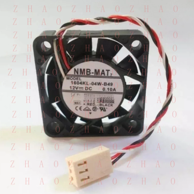 L+ 4010 CPU Fan FOR NMB-MAT 4CM 1604KL-04W-B49 12V 0.1A 40*40*10mm Power Supply Fan