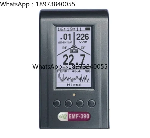 Advanced GQ EMF-390 Multi-Field, Multi-Function  EMF Meter and Spectrum Power Analyzer  With Data Logger