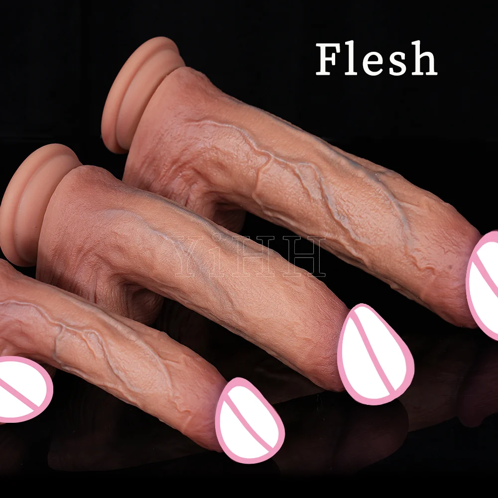 Extremely Realistic Dildos Silicone Big Dick Sex Toy For Women Penetration Anal Vagina Plug Strapon Penis Adult Toys For Couples