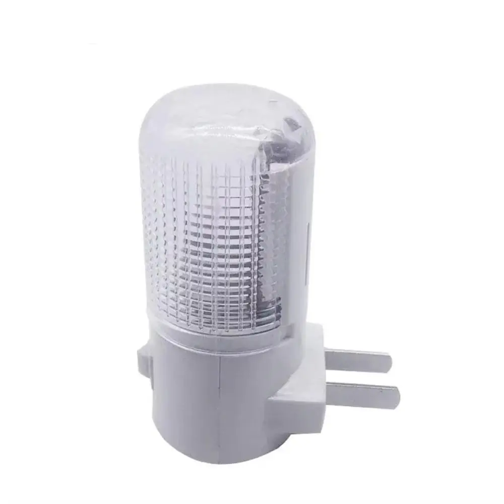 

3W Plug-in Night Light with Switch White LED European Standard Night Light Energy-saving Soft Glow Cylindrical Night Light