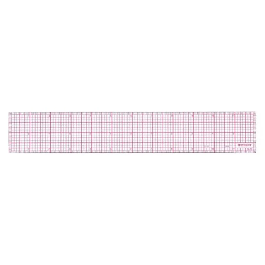 8ths Graph Beveled Ruler, 12 in