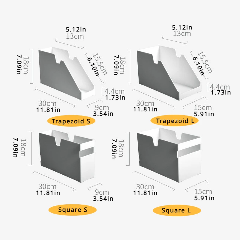 Home Supplies Square Storage Box for Acrylic Shelves Wardrobe Can Be Stacked and Organized Into Storage Baskets