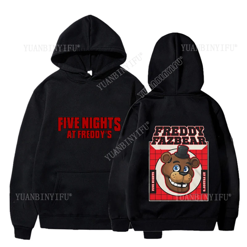 

Новый стиль, модная толстовка унисекс Fnaf 2, аниматроника, пять ночей, осенний и пуловер, уличная мода, горячий продукт