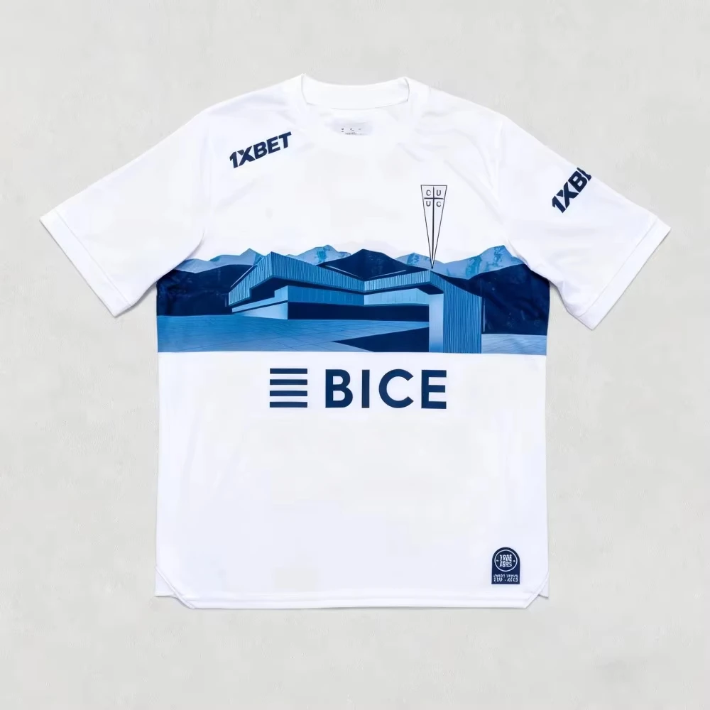 25-26 Hotsale Temporada Universidad Católica Camisetas de fútbol local y visitante Camisetas deportivas impresas en 3D para hombres, mujeres y niños