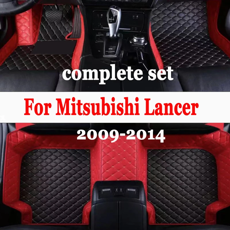 Car Floor Mat For Mitsubishi Lancer II Cedia Virage 2009~ 2014 Accesorios Para Auto Non-slip Floor Mats Car Accessories Interior