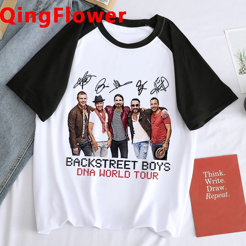 Backstreet Boys World Fashion Print Top T Shirts Aesthetics Graphic Short Sleeve T-shirt Men Funny Streetwear Unisex Vintage Tee