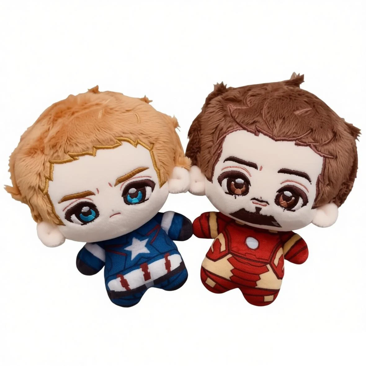 10cm Cosplay Filmfigur Tony Plüschtiere Steve Leader Plüschpuppen Rucksack Dekorative Anhänger Schlüsselanhänger Geschenke – Detail 1