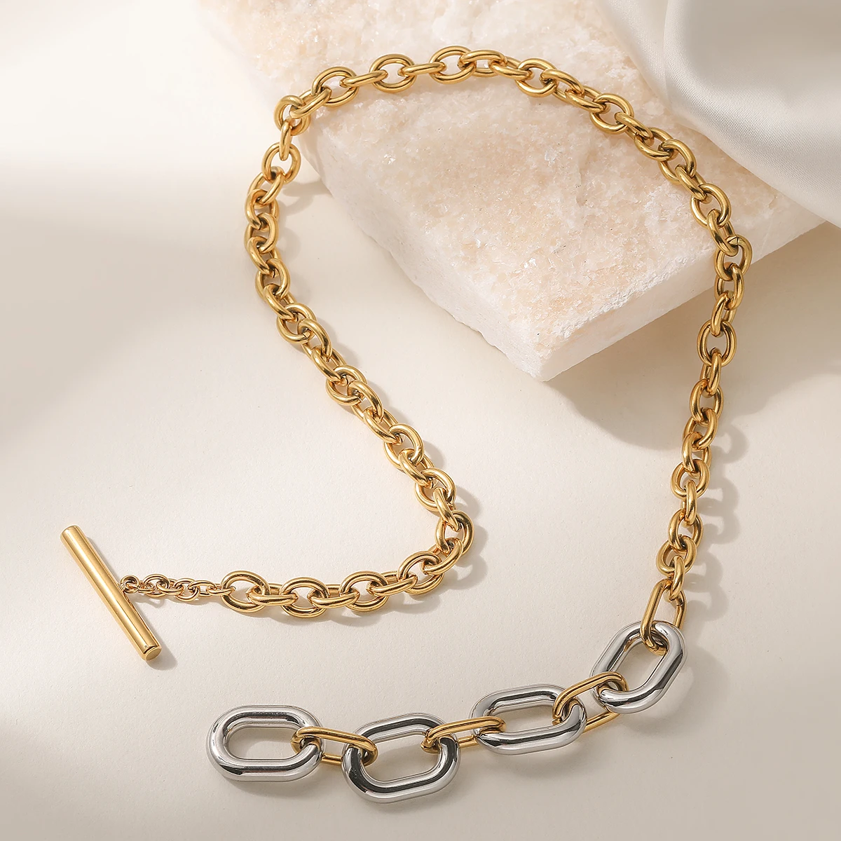2026 New Arrived Light Luxury 316L Stainless Steel Necklace For Women Girls Party Dating Jewelry