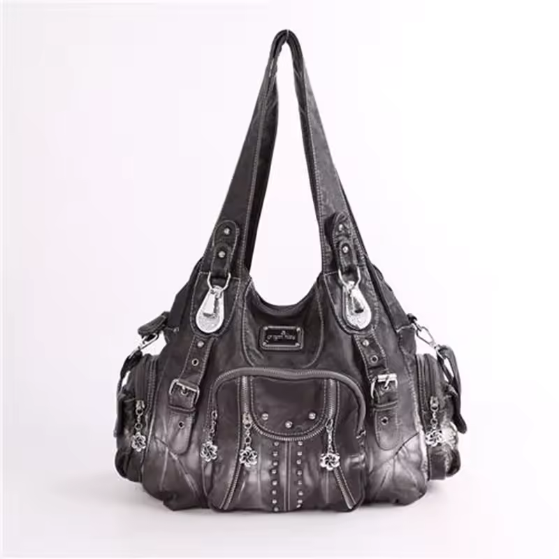 Angel kiss Bag Women Fashion Handbags Women Shoulder Bags PU Leather Handbag Female Satchel Shoulder Purse Bag bolsa feminina - Image 21