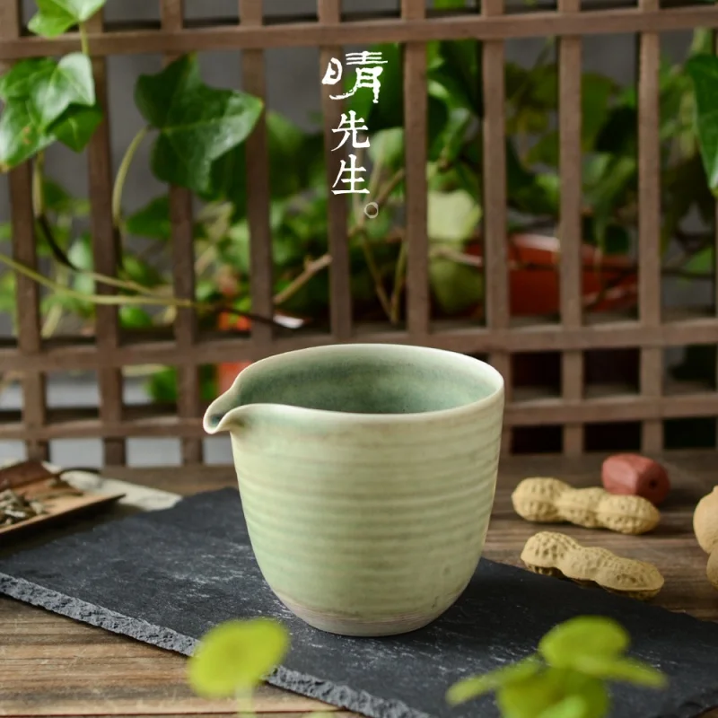 

Vakarufalhi Pitcher Large Capacity Tea Pitcher Handmade Fair Mug Uniform Cup Tea Pitcher Japanese Tea Ceremony Ceramic Tea Set T