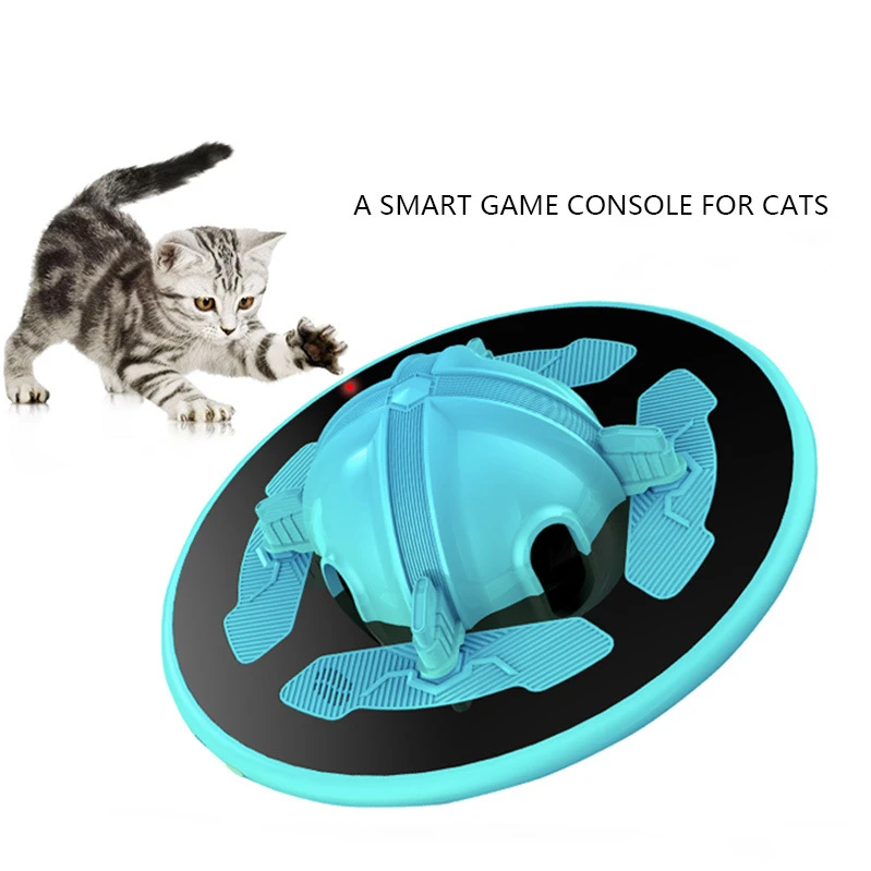 Manufacturer Abs Electric Automatic Interactive Cat Toy Smart Cat Pet Toy Cat-Teasing Machine With APP