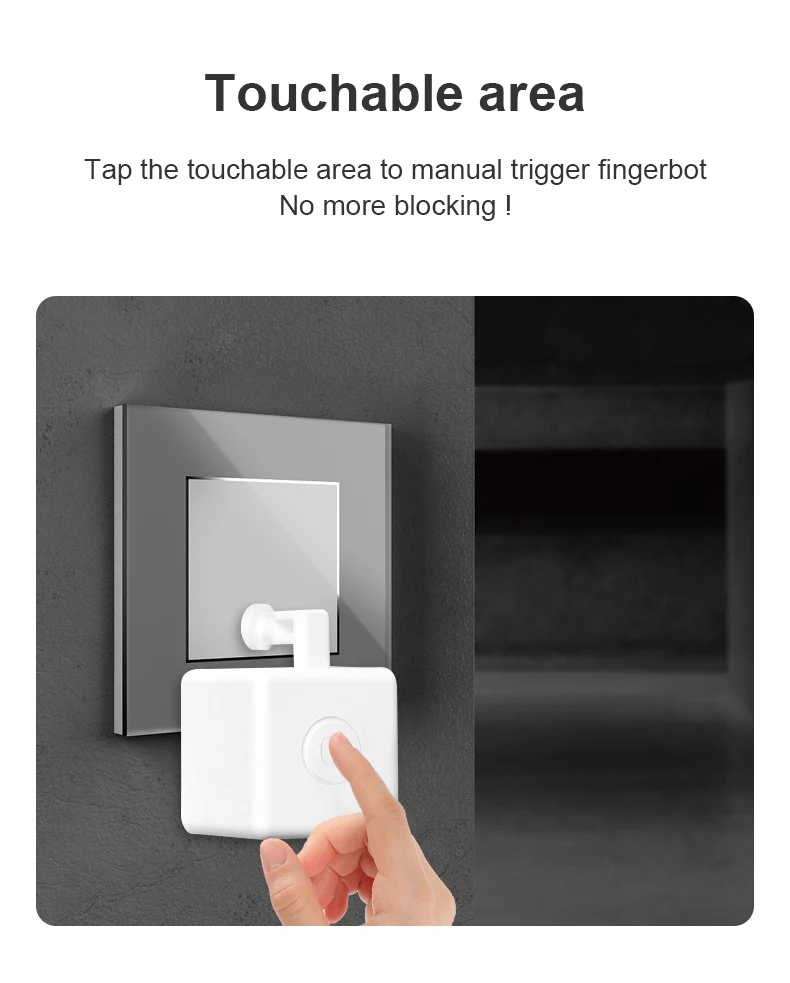 Verwandeln Sie jeden Schalter in einen intelligenten Fingerbot Plus Zigbee-Tastendrücker für die Tuya Smart Life App Sprachsteuerung Alexa Google Home – Detail 4