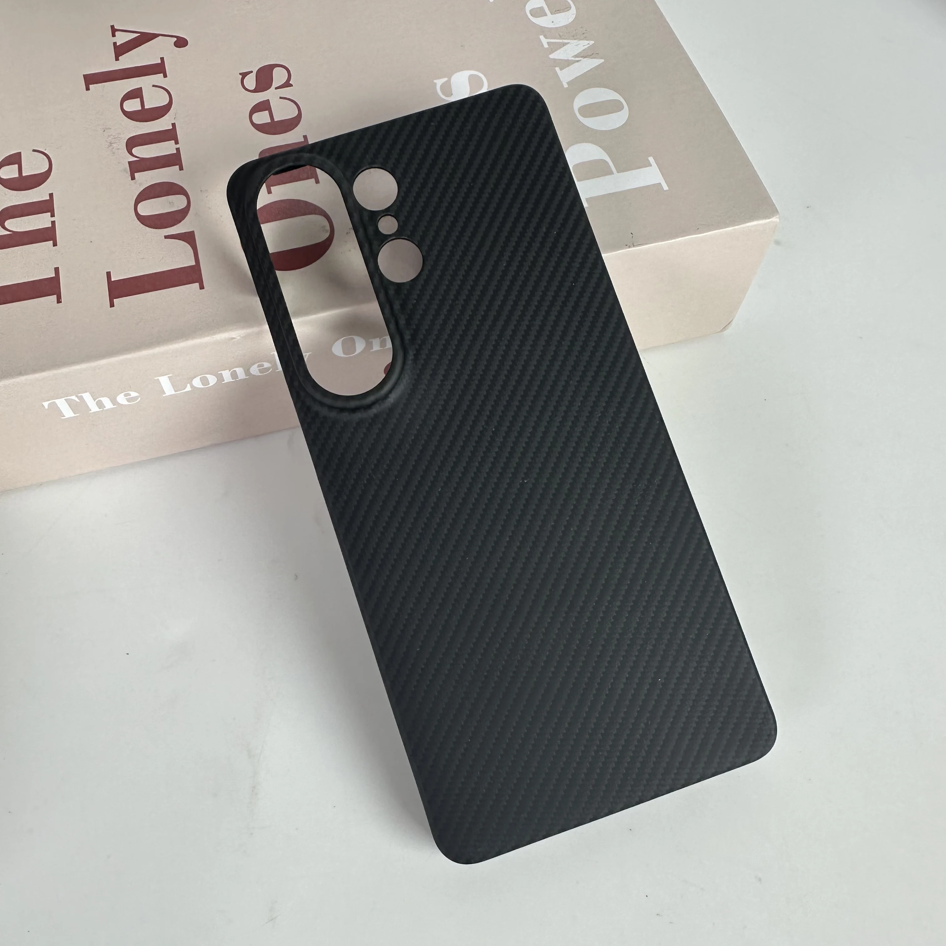 Compatible with Samsung Galaxy S26 Ultra Case Extremely Thin Aramid Fiber Cover Unbelieve Thin Premium Magnetic Charging BLACK - view 4